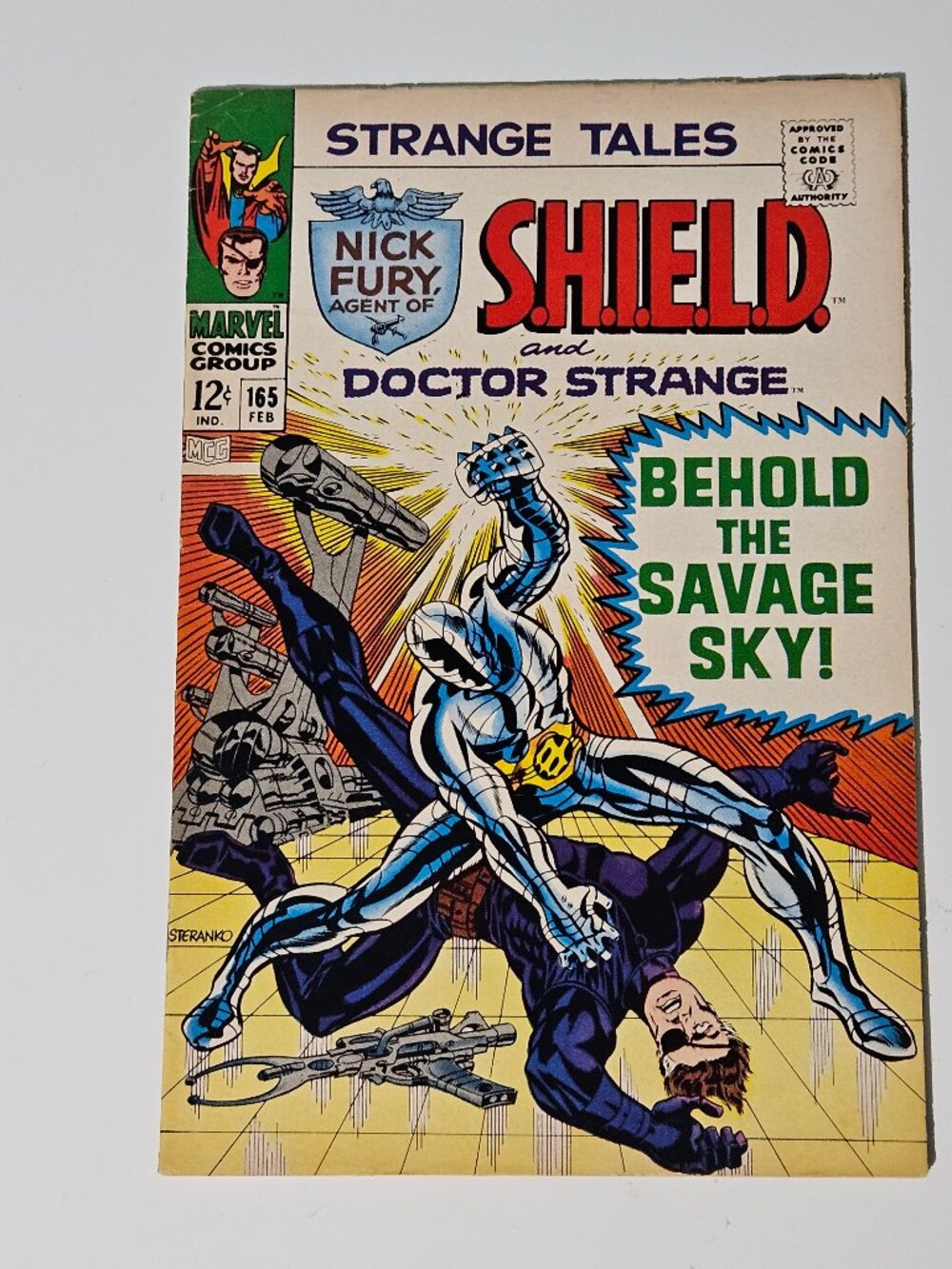Strange Tales #165 (Marvel Comics, 1968) Nick Fury Doctor Strange Silver-Age